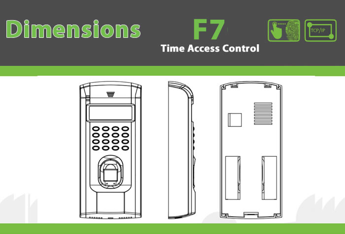 F7 biometric Fingerprint reader device